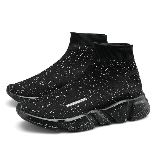 Botas Soft Sports Training Negras Blancas